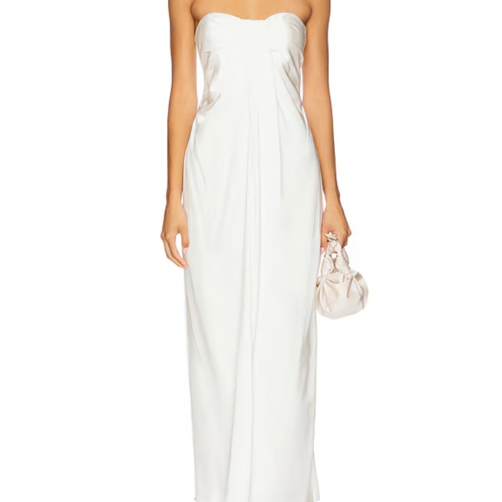 Significant Other Alyssa Strapless Dress in Ivory